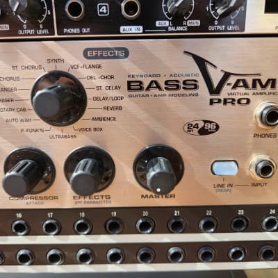 Behringer Bass V-AMP Pro Rackmount Amp Modeler and Multi-Effect 2010s - Silver image 4