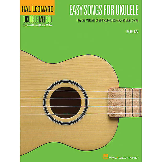 Easy Songs For Ukulele, Play The Melodies Of 20 Pop, Folk, Country, And Blues Songs, Book Only image 1
