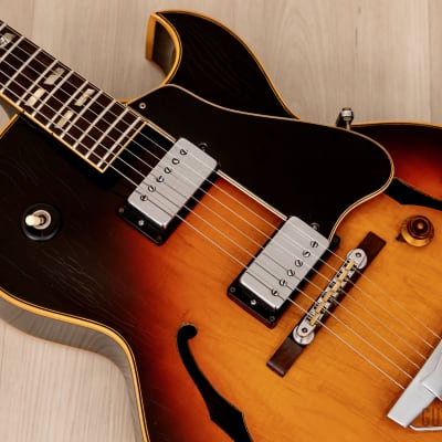 1968 Gibson ES-175 D Vintage Archtop Electric Guitar Sunburst w/ Pat # Pickups, Case image 8