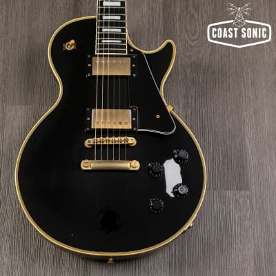 Epiphone Les Paul Custom Ebony Japan LPC-90 Seymour Duncan | Reverb