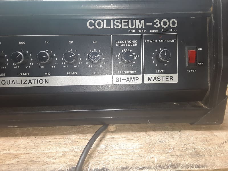 Sunn Coliseum-300 300-Watt Bass Amplifier Head | Reverb