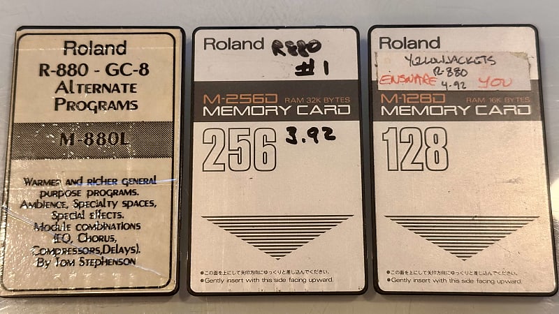 Roland M-880L 1992 - Black-silver image 1