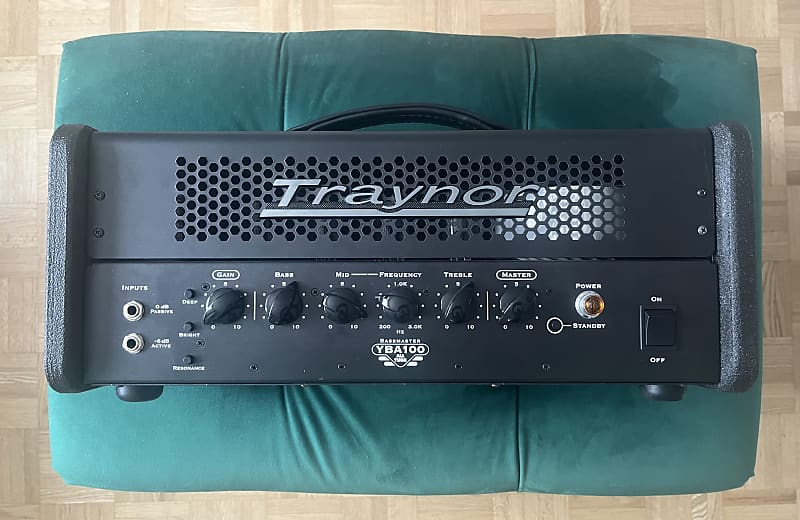 Traynor YBA100 100Watt All Tube Bass Amp Head 2010s Black Reverb