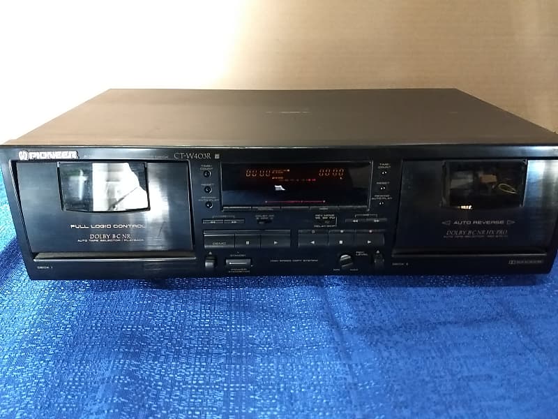 Pioneer CT-W403-R Stereo Double Cassette Deck image 1