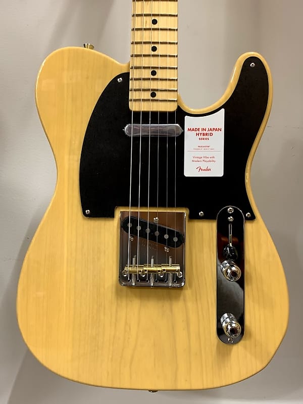 Fender Japan Hybrid 50s Telecaster 2018 Off-White Blonde | Reverb