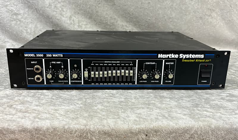 Hartke Model 3500 bass guitar amplifier head | Reverb