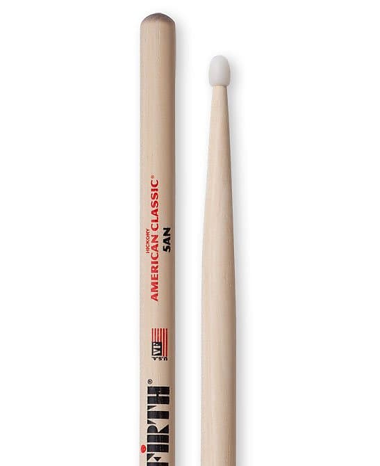 Vic Firth American Classic 5AN Drumsticks, Hickory, Nylon Tip image 1