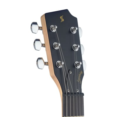 Stagg SVY NASH BK Electric guitar, Silveray series, Nash model, with solid alder image 5