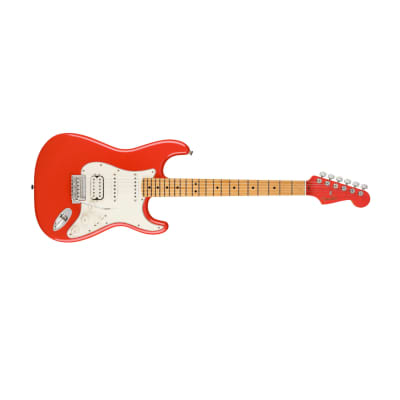 Fender Limited Edition Player Stratocaster HSS Guitar in Fiesta Red image 3