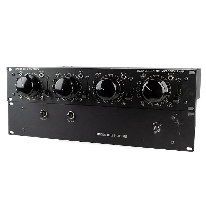 Shadow Hills Quad GAMA 4-Channel Mic Preamp with PSU image 1