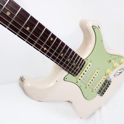 Fender Custom Shop Late 1962 Stratocaster Relic - Super Faded Aged Shell Pink image 8