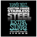 Ernie Ball Stainless Steel Extra Slinky Electric Guitar Strings 2249 8-38
