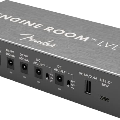 Fender Engine Room LVL 8 Guitar Pedal Power Supply (multiple voltages + USB  C + USB A)