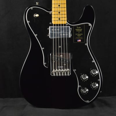 Fender American Vintage II Limited Edition '77 Telecaster Custom Black w/Maple for sale