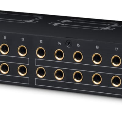 Black Lion Audio PBR TRS 96-Point Gold-Plated TRS Patchbay image 3