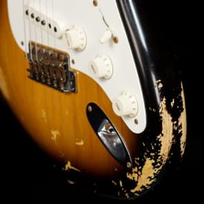 Fender  Custom Shop 1956 Stratocaster Heavy Relic 2013 Sunburst image 21