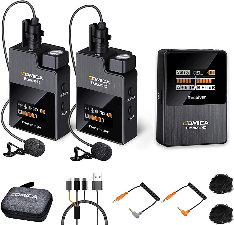 BoomXD2 Wireless Microphone System for Cameras, Reverb