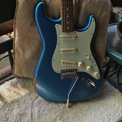 Fender 60's Road Worn Series Stratocaster 2021 - Lake Placid Blue image 3