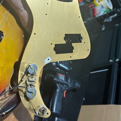 Fender Precision Bass 1958 - a beautiful all original 3-tone Sunburst example w/a Gold'gard ! image 14