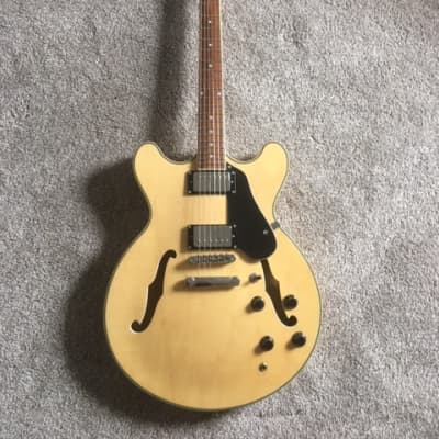 Jay Turser 1998-2000 Jay Turser Semi Hollow (Model JT137DC) -335 sized Natural for sale