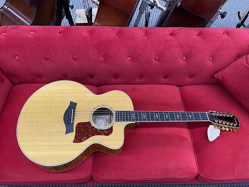 Taylor 655ce 12-String Acoustic Guitar 2003 Natural with Case With Repaired Cracks In Top. image 1