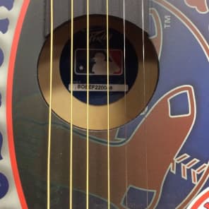 New Peavey Boston Red Sox 1/2 Size Acoustic Guitar image 4