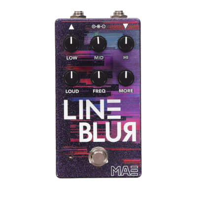 Mask Audio Electronics Line Blur EQ Pedal Dark Purple