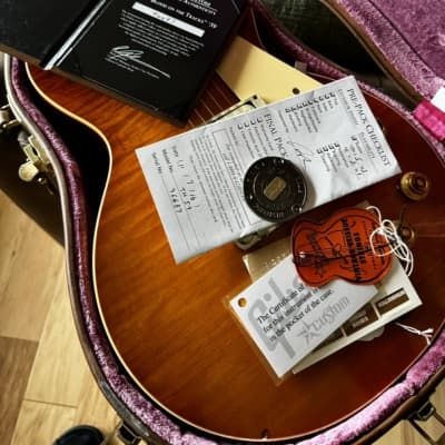RARE Gibson Custom Shop Vic Dapra "Blood on the Tracks" Les Paul Aged 59 R9 8.2lbs! 2016 - Sunburst image 7