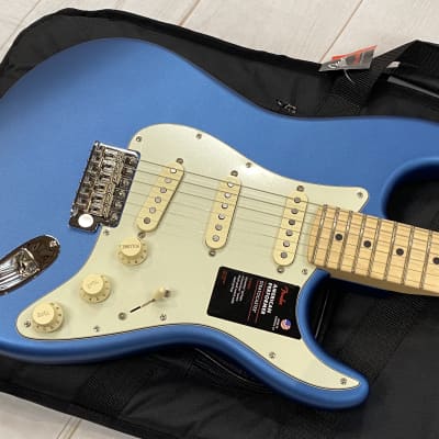 Fender American Performer Stratocaster MN Satin Lake Placid Blue New Unplayed Auth Dealer 7lbs 3oz image 3