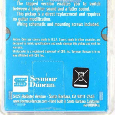 Seymour Duncan USA SSL-3 Hot For Strat RWRP Electric Guitar Middle Pickup image 3