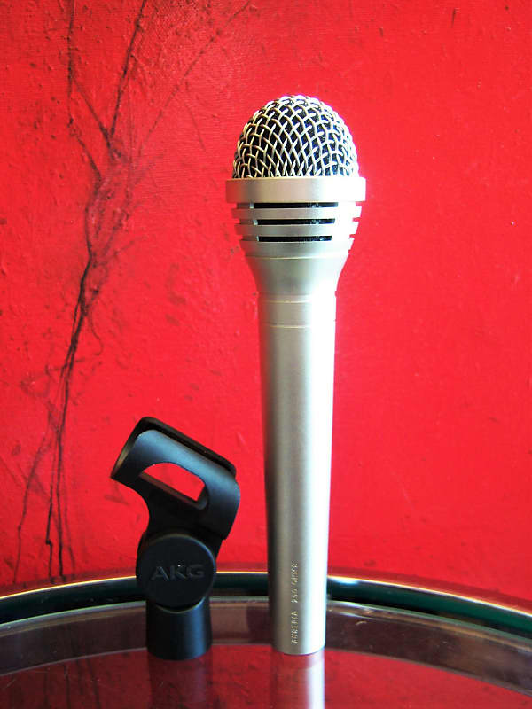 Vintage 1980's AKG D90S dynamic cardioid microphone Low Z