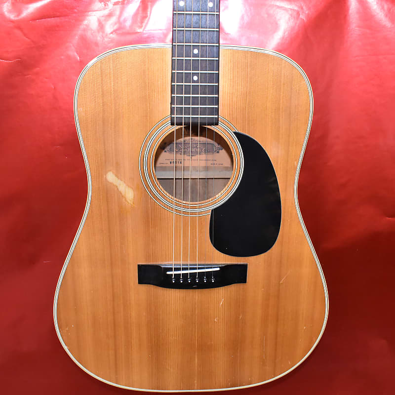 NMI Nashville Musical Instrument Co. Guitar W601M Japan Made Lawsuit Era  70's-80's Natural