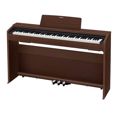 Casio PX-870 BN Privia Digital Home Piano, 256 Notes of Polyphony, 19 Instrument Tones, Volume Sync EQ (Brown) image 3