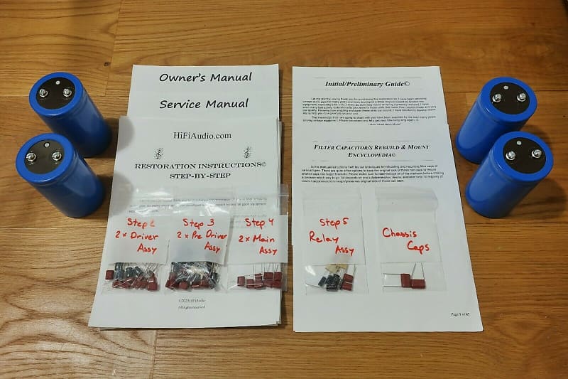 SAE 2500 restoration kit filter capacitor repair rebuild fix  			