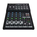 Mackie Mix8 8-Channel Compact Mixer, 20Hz to 30kHz Frequency Response, 3.8kOhms Mic-In / 1kOhms Tape Out / 22Ohms Phones Out Impedances, 2-Pin DC Conn
