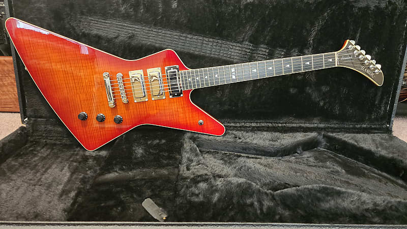 RARE 2007 Hamer USA Standard Custom Explorer in Mystic T | Reverb