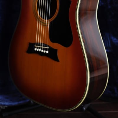 Morris MG-100 ST Acoustic Guitar Sunburst Made In Japan Pre-Owned image 7