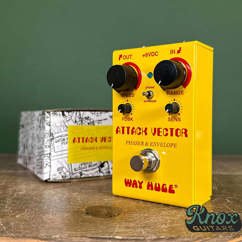 【美品】WAY HUGE ATTACK VECTOR フェイザーオートワウ Way Hugeより、フェイザーとエンベロープ・フィルターを一体化させた