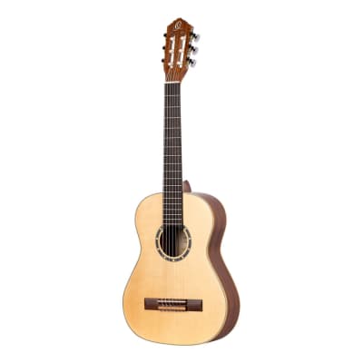 Ortega Guitars R121-1/2 Family Series 1/2 Size Nylon Classical Guitar image 3
