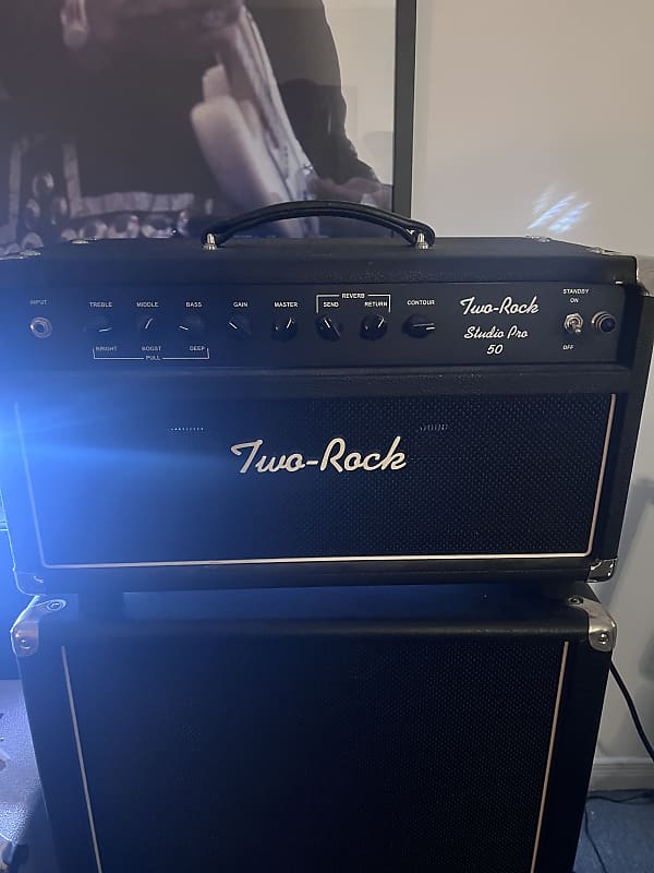 Two Rock Studio Pro 50 2014 Black tolex w/ matching cab Reverb