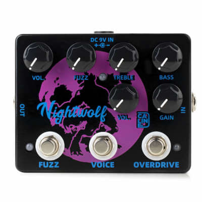 Caline DCP-08 Nightwolf Overdrive/Fuzz Pedal image 1