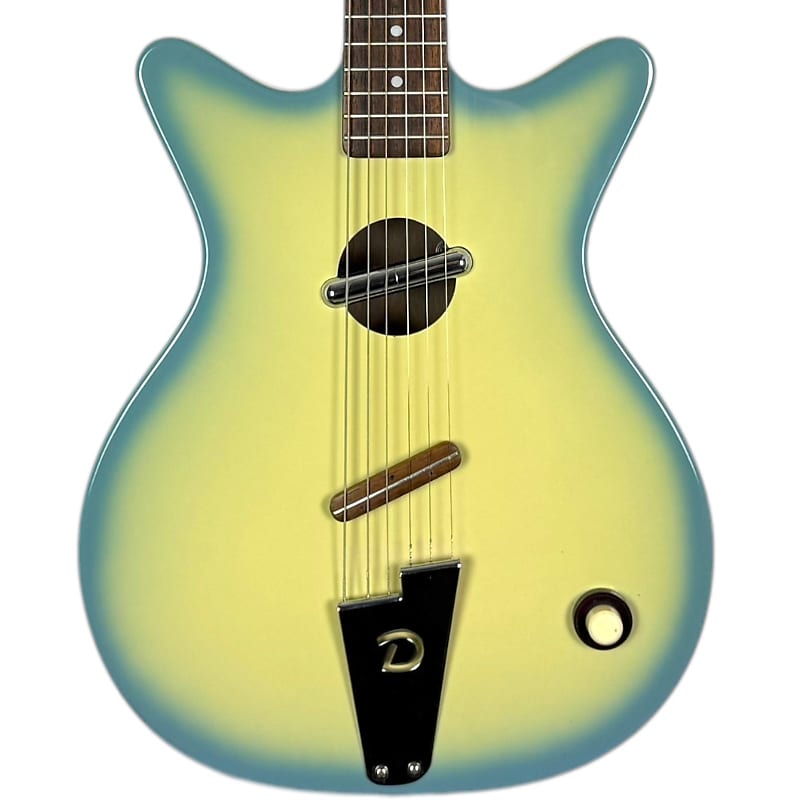 Danelectro Convertible Reissue 1990s - Blue Burst | Reverb