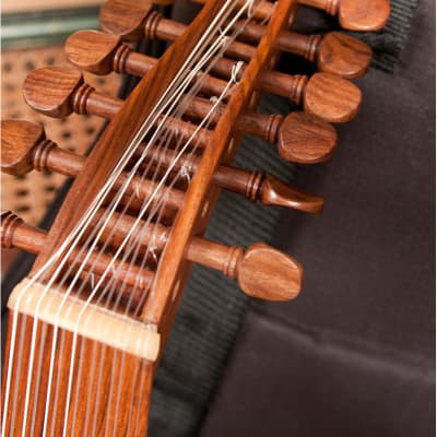 Mid-East OUDR14N | 32" Arabic 12-String Sheesham Oud, Natural. New with Full Warranty! image 6