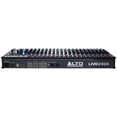 Alto Professional Live 2404 Professional 24-Channel / 4-Bus Mixer w/USB, Superior DSP & Preamps + (24) XLR to XLR Cables 15FT Ea. image 3
