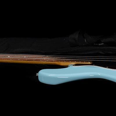 Fender Vintera '60s Jazz Bass Daphne Blue Bass Guitar - MX20131693-8.95 lbs image 8