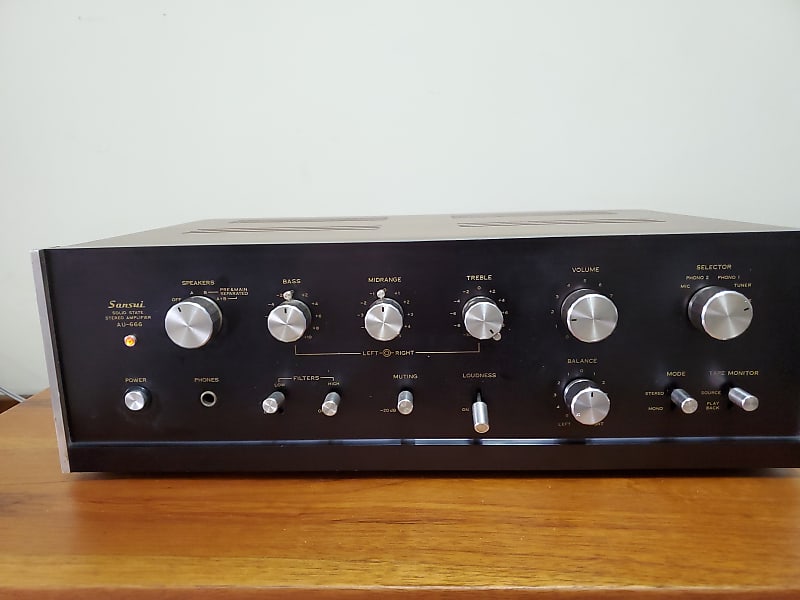 Sansui Au-666 Stereo Integrated Amplifier Fully Operational