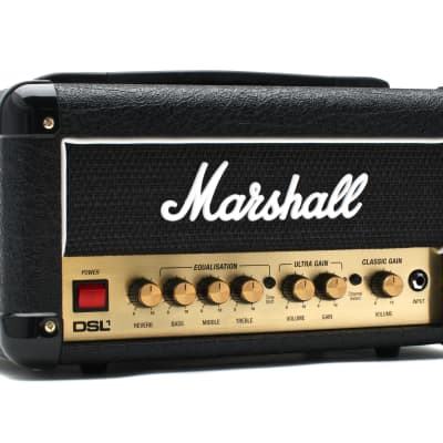 Marshall DSL Series 1 Watt Guitar Amp Head, Reverb, DSL1HR image 6