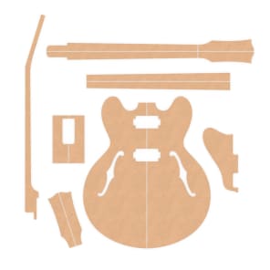 Gibson es 335 template sale