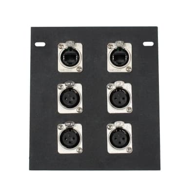 Elite Core Floor Box with 4-XLR & 2 Ethercon Connectors image 2