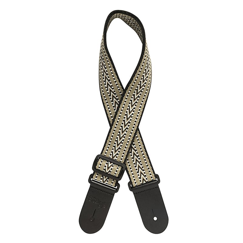 Stagg SWO COT RAF BLU Woven Cotton Guitar Strap with Rafter | Reverb